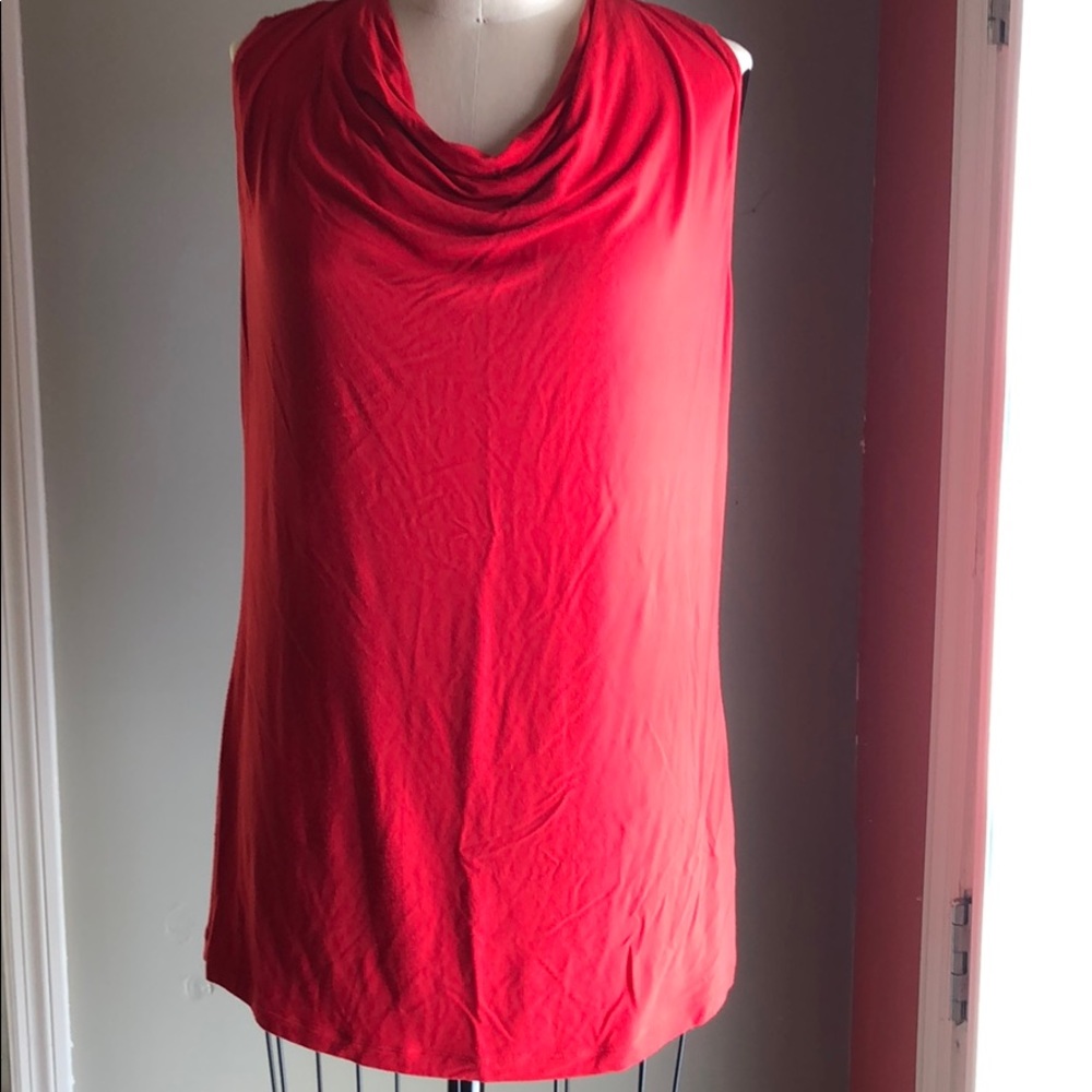Cowl neck tank